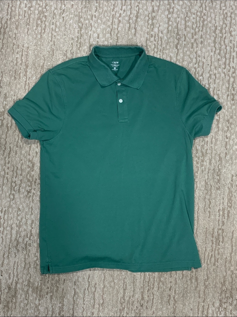 J. Crew Men's Green Polo Shirt (446)